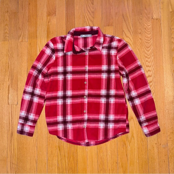 Riders by Lee US Small Red/White Flannel - Picture 1 of 3